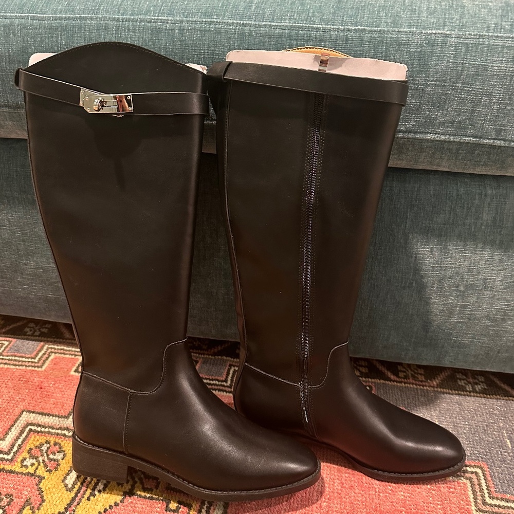 Belted Knee High Boot